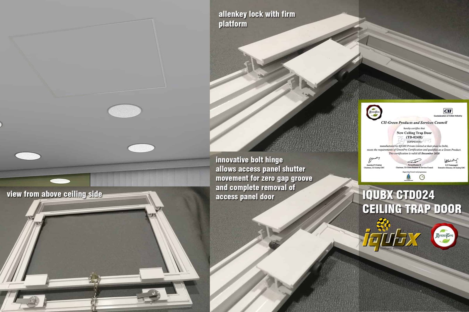 IQUBX CTD024 CEILING TRAP DOOR 