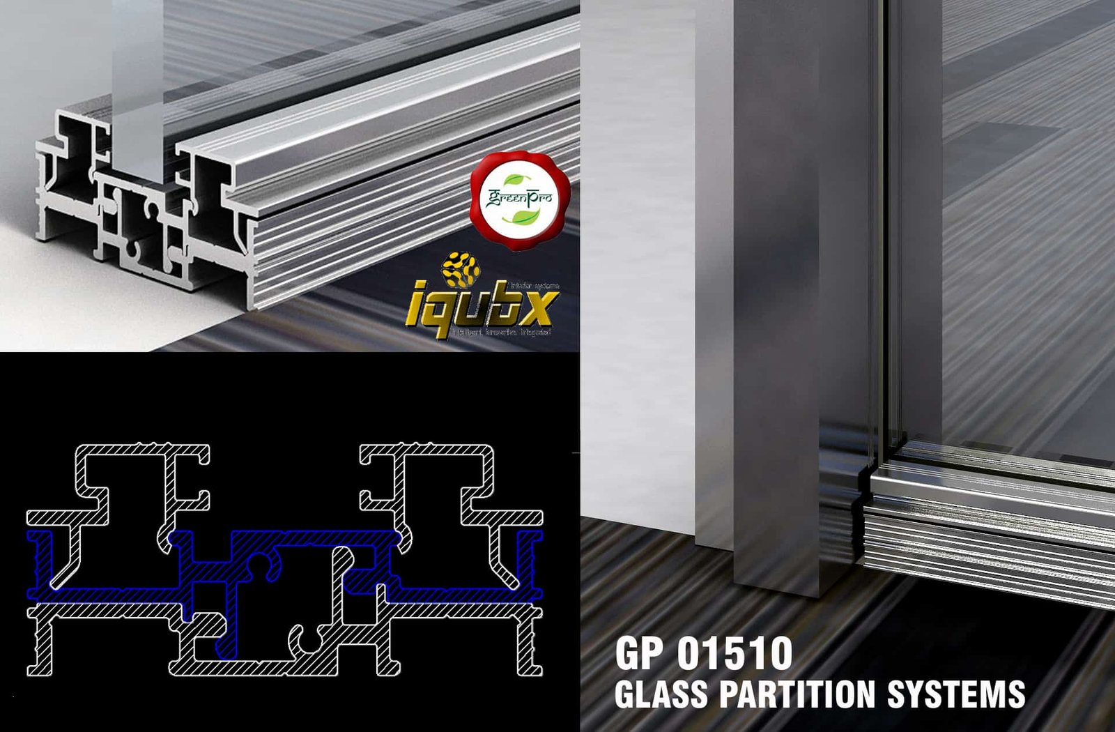 gp01510 certified iqubx glass partition systems