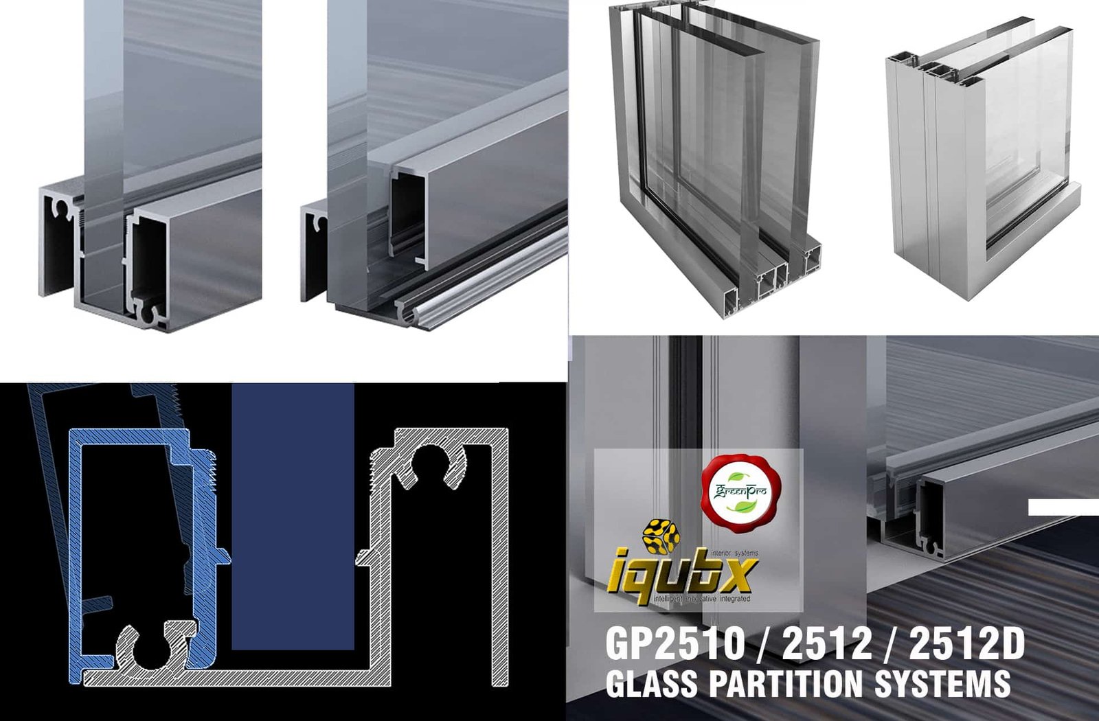 gp2510 certified iqubx glass partition systems