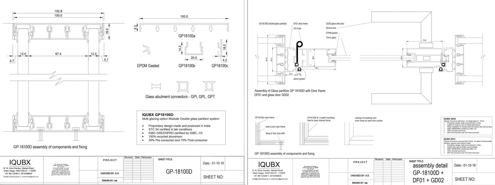 IQUBX GP18100D component dwg