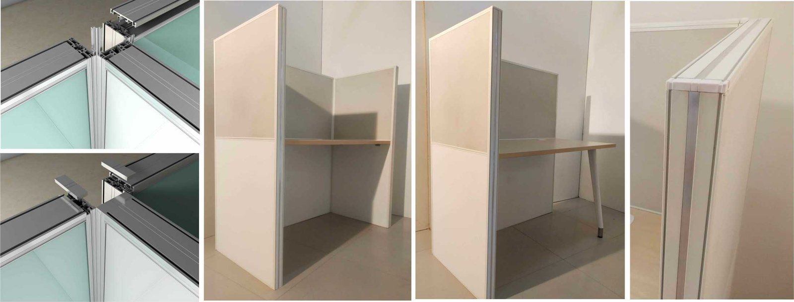 iqubx jetline WS54 modular partition system for workstations