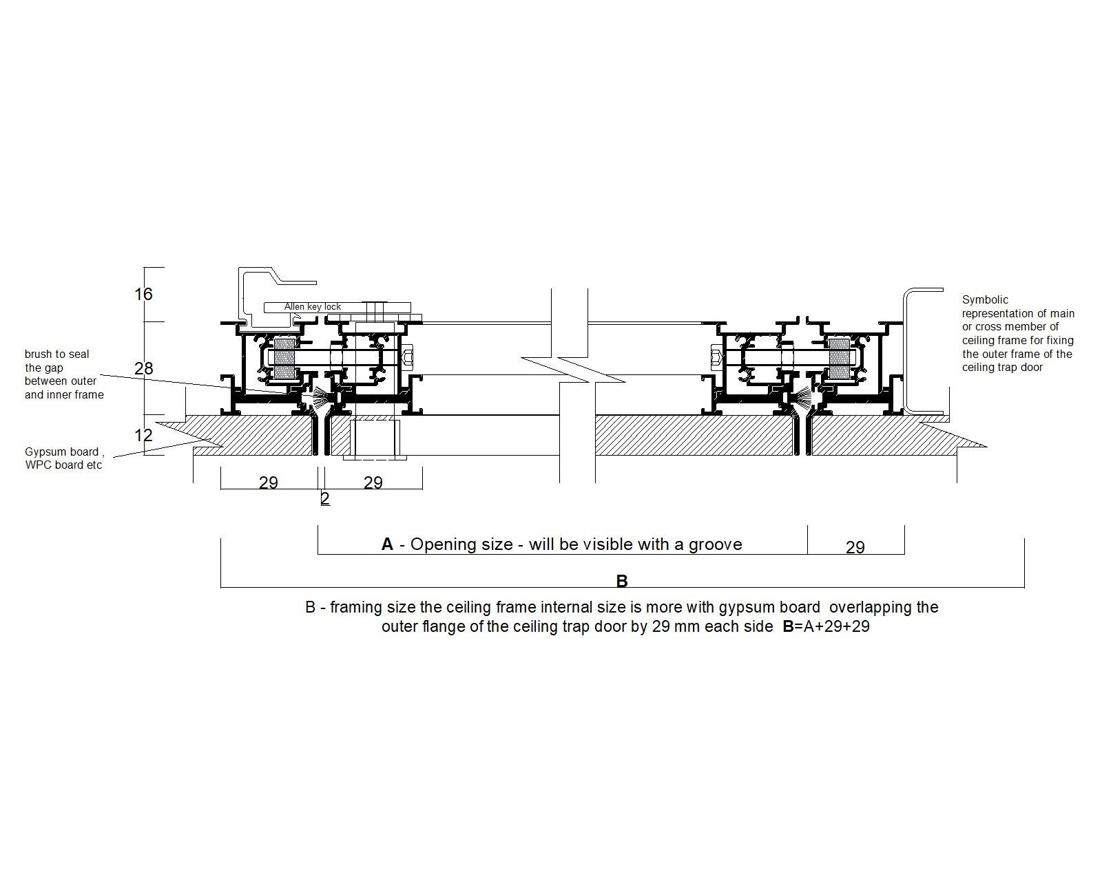 CTD 26 lean modular trap door system